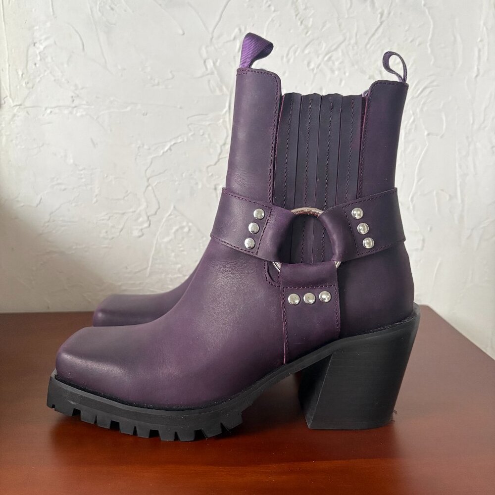 Jeffery Campbell_Elkins-BK Purple Crazy Horse